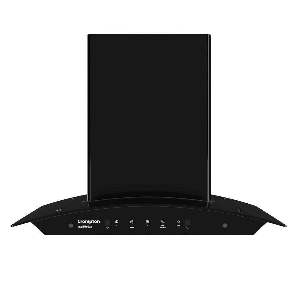 Thumbnail: Crompton IntelliMotion 60 cm Curved Glass Kitchen Chimney