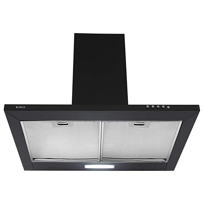 Thumbnail: Elica kitchen chimney STRIP CF 60 NERO 880m3/hr 5 year warranty led light