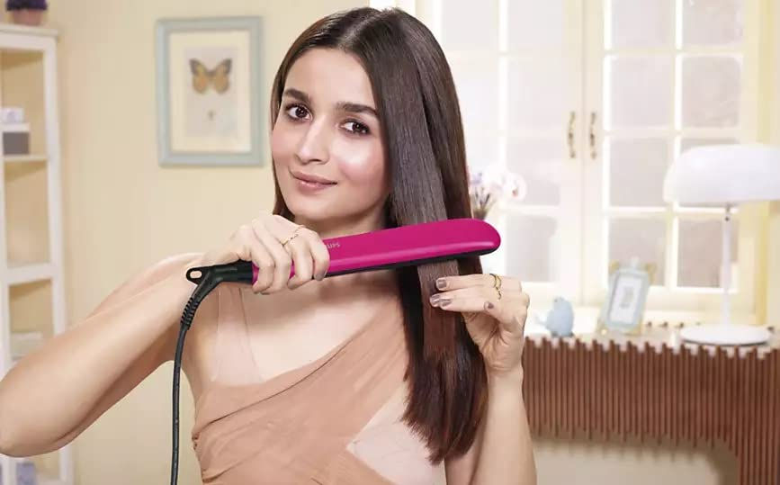 Thumbnail: PHILIPS BHS393/00 Hair Straightener with SilkProtect Technology - Pink