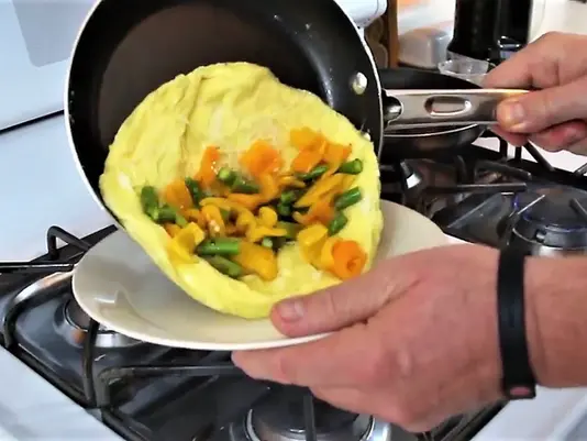 Vegetable Cheese Omelet