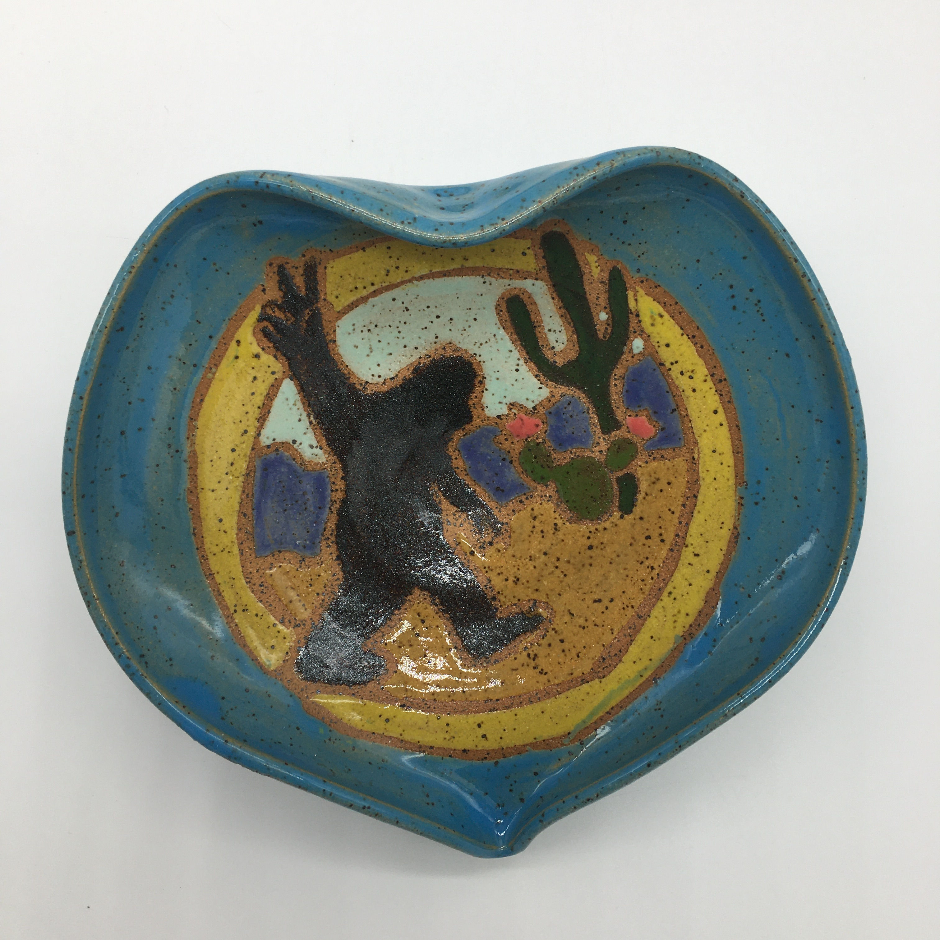 Sunshine Sunflower: Bigfoot Heart Bowl