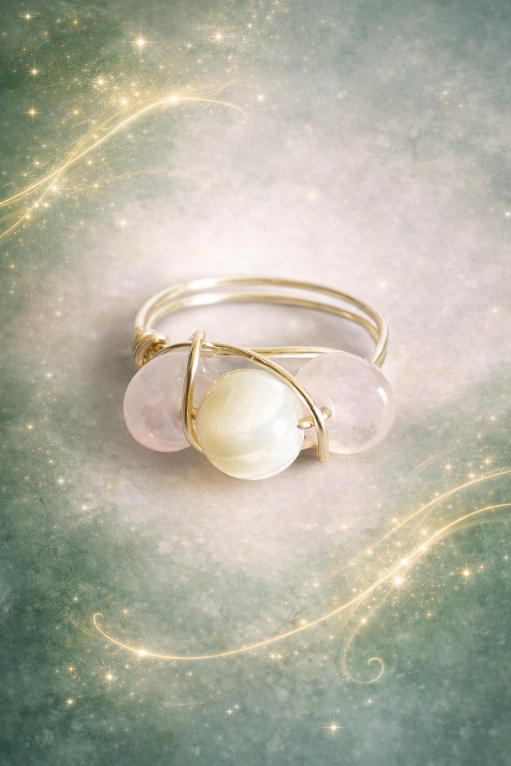 Triad of Tranquility Ring