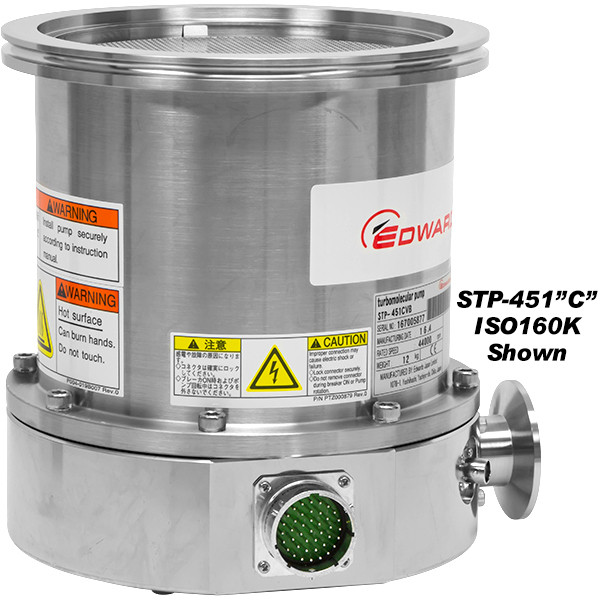 Edwards STP-451 C 3 Axis Magnetic Bearing Ultra High Turbomolecular Pump, ISO-16