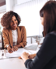 Consultant helping BIPOC individual