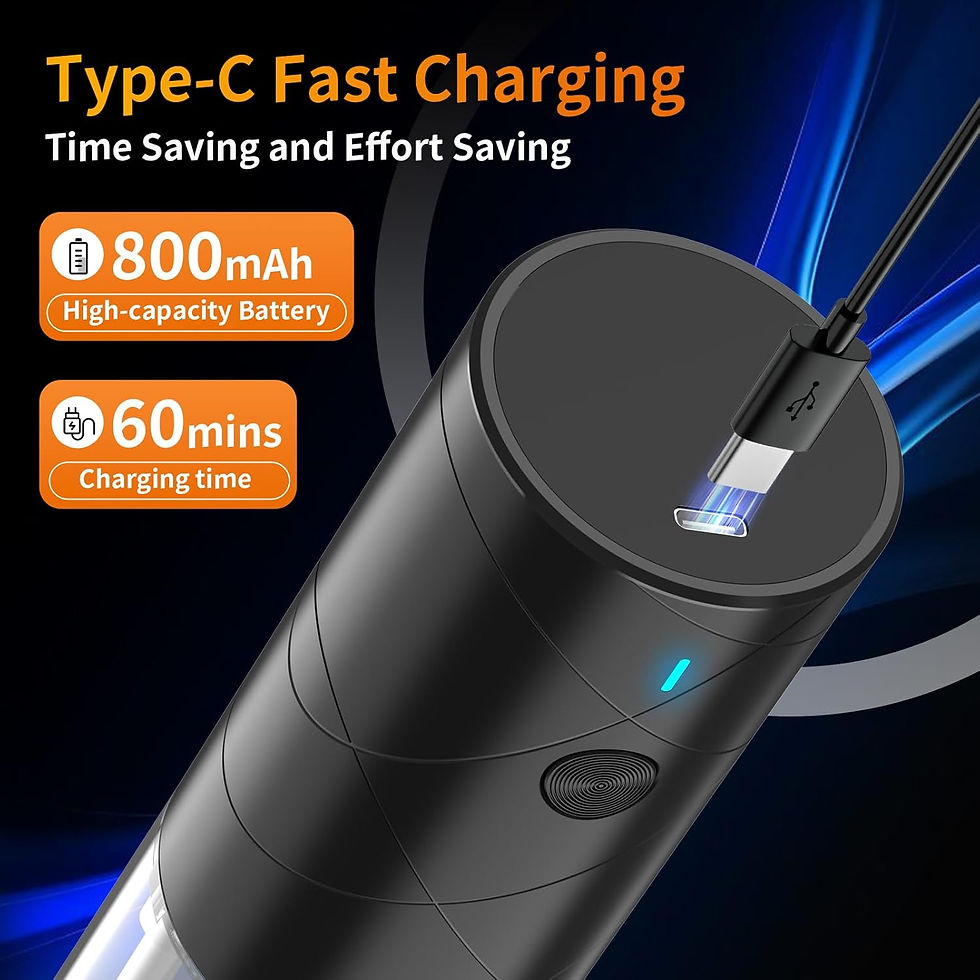 Thumbnail: 2-pack of electric salt and pepper grinding set with USB charging function