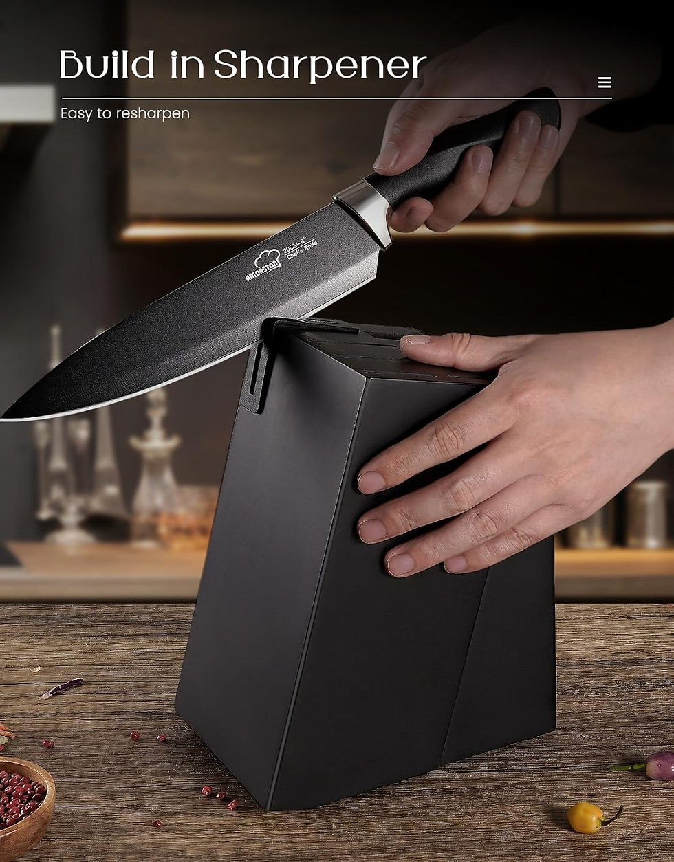 Thumbnail: Amosette Knife Set, 15-piece Kitchen Knife Set