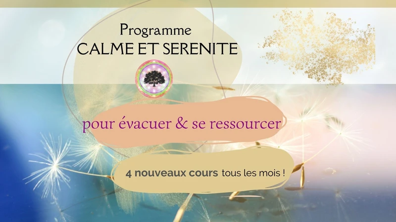 Programme en ligne Calme et Sérénité (Reiki et Méditation)