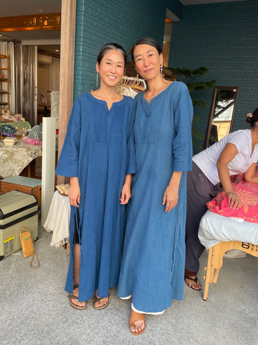 Leaf Dress in Indigo / 藍染め | maikahandworks 2025