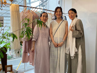 ８月のポップアップショップは東京、梅ヶ丘Sunday Market のみとなります！８月９日（日）11:00-17:00 （私は１６：３０まで）先日染めたばかりの衣とアウトレットなども少し持って行く予定です。お会いできるのを楽しみにしております！