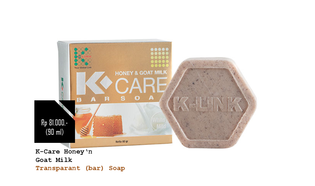 K-Care Honey n Goat Milk - Transparant Soap