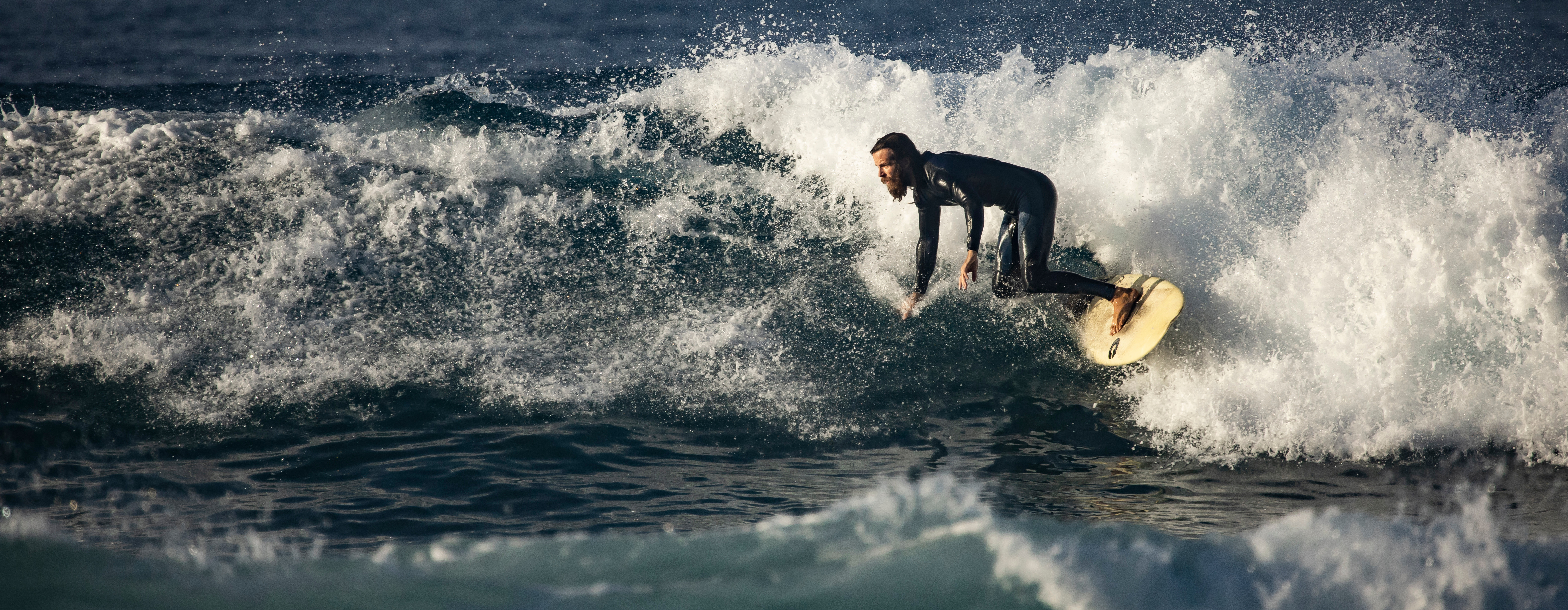 David when surfing