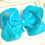 Thumbnail: Large Orient Velvet Boutique Hair Bow