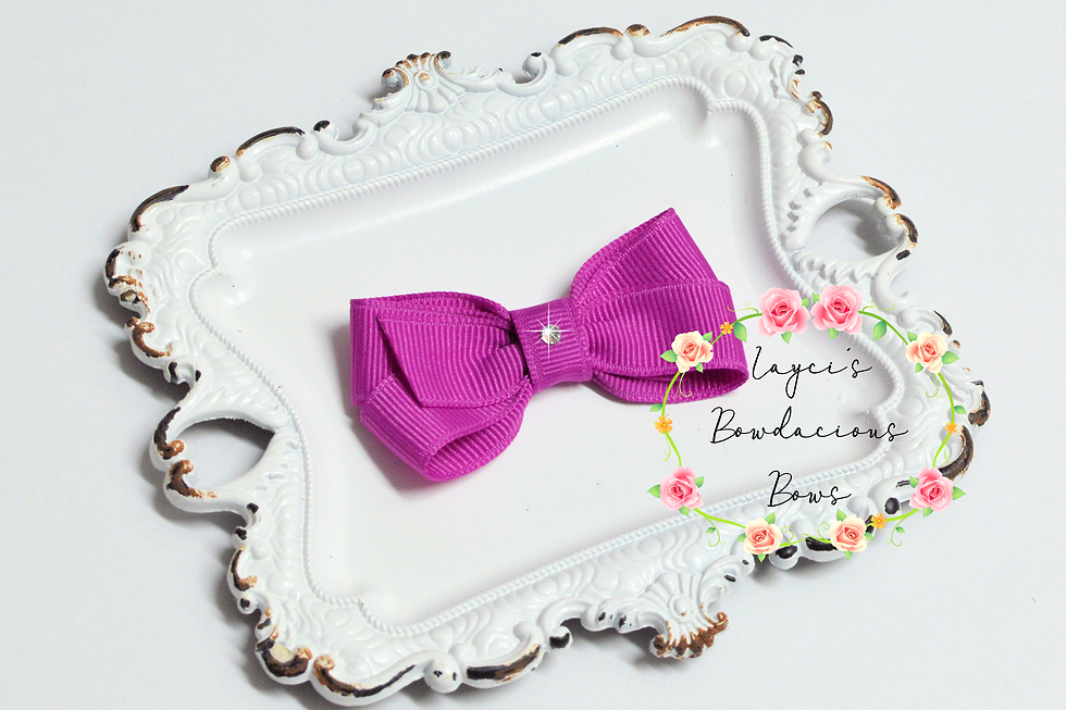 Extra Small Classic Hair Bows - 2.5" bows