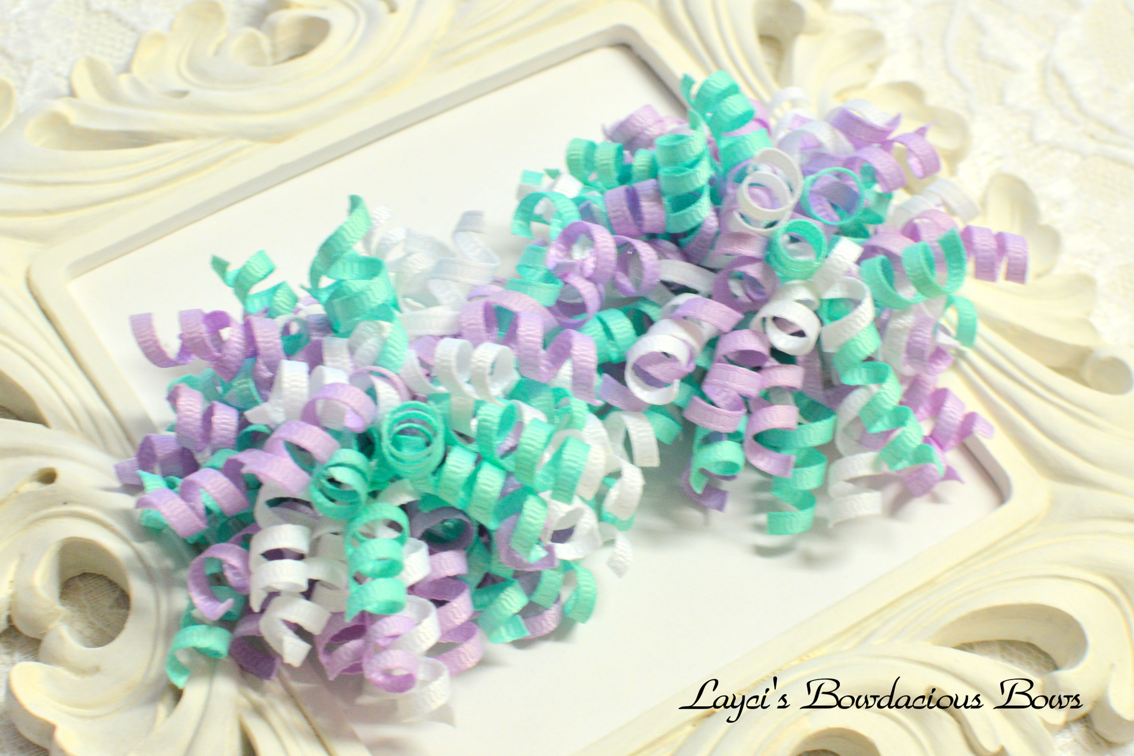 Lavender Skies Petite Korker Hair Bows - set of 2 pastel bows