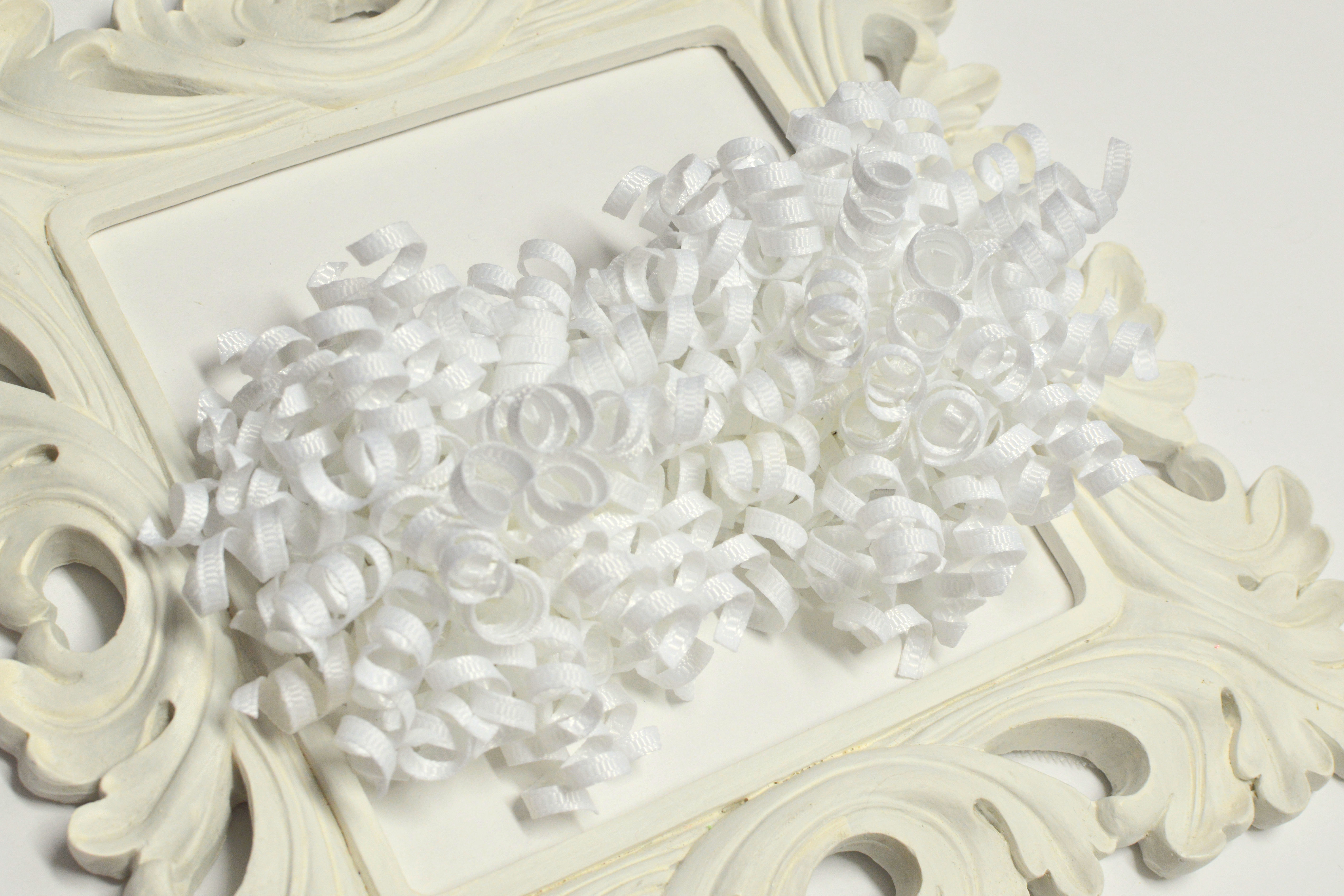 Solid White Petite Korker Hair Bows