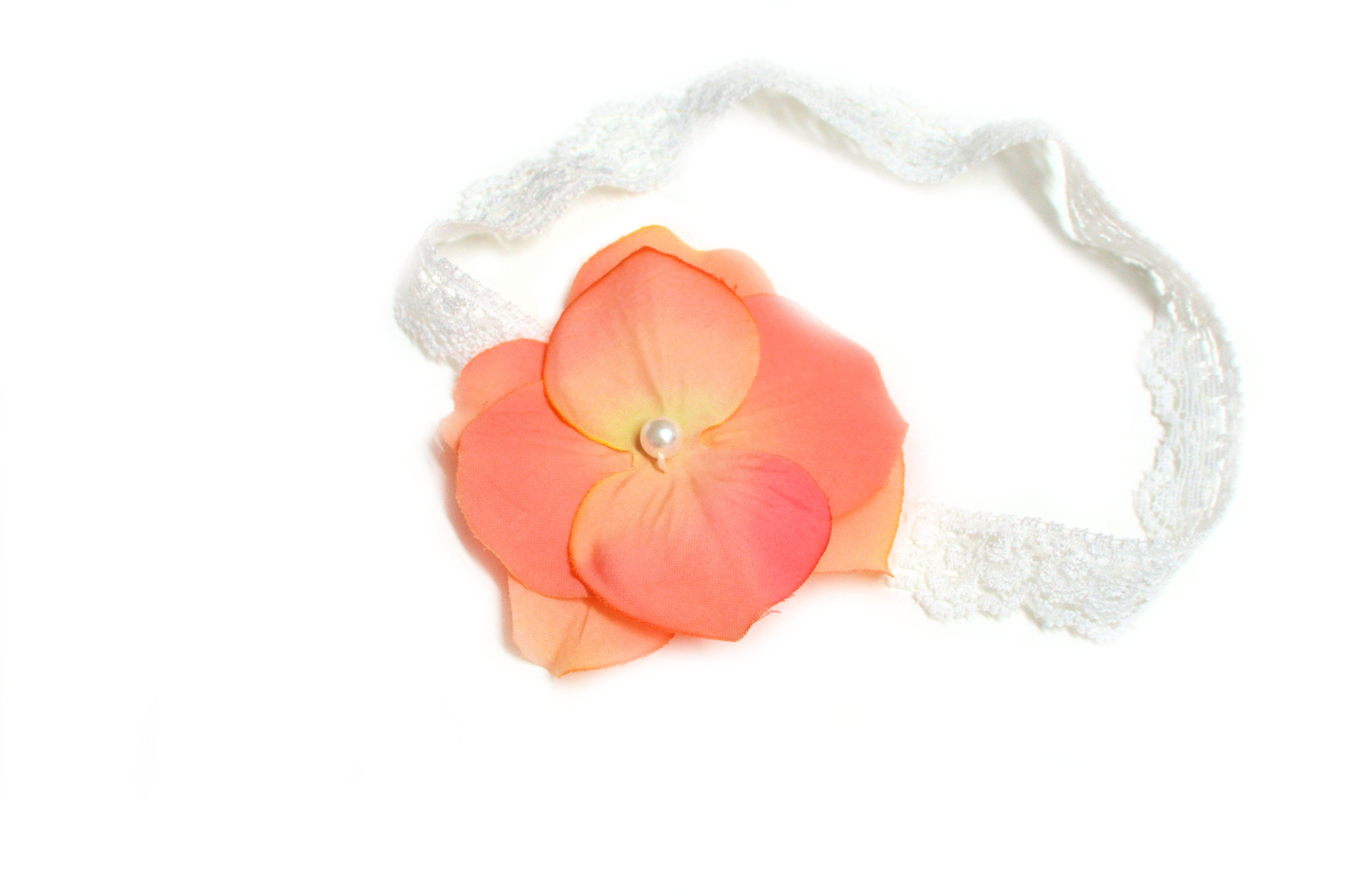 Small Peach Headband - Ready to Ship - rts1