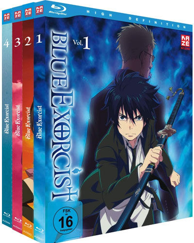 Blue Exorcist - Staffel #1 (BR) 4Disc Gesamtausgabe