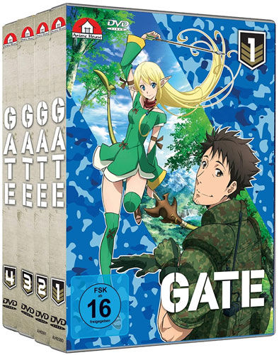 Gate Staffel #1 - Gesamtausgabe (DVD) 4 Disc, Bundel ohne Schuber
