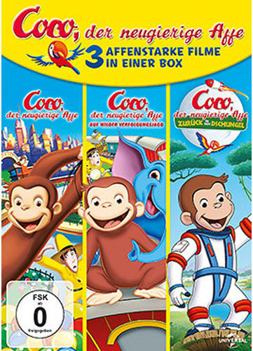 Coco - Der neugierige Affe 1-3 (DVD) Min: 238/DD/WS 3 Disc