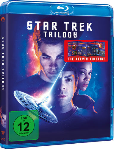 STAR TREK - Three Movie Collection (BR) Min: 381/DD5.1/WS 3Disc. Filme: 11/12/13