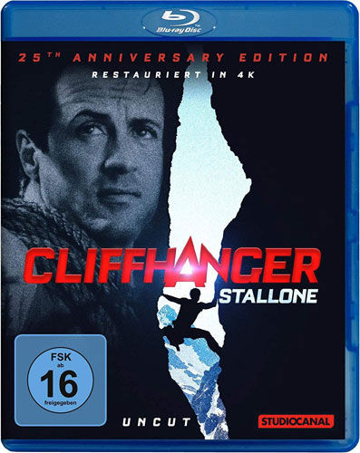 Cliffhanger (BR) 25th A.E. -uncut- 25th Anniversary Edition. Remastered