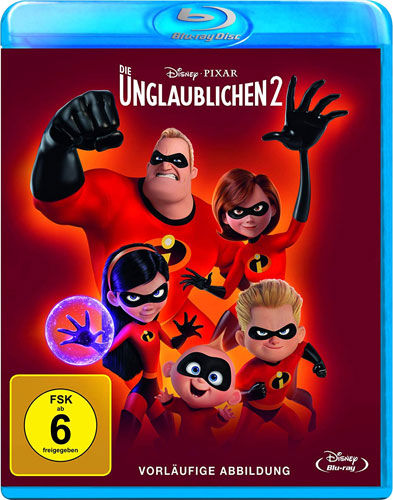 Unglaublichen. Die #2 (BR) Disney Min: 118/DD5.1/WS The Incredibles 2