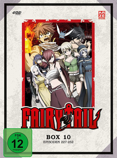 Fairy Tail: TV-Serie - Box 10 (DVD) 4Disc. Episoden 227-252