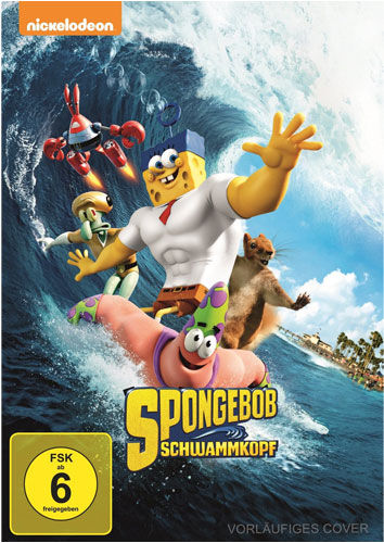 Spongebob Schwammkopf 3D (BR) 2D Min: 93/DD5.1/WS Schwamm aus dem Wasser