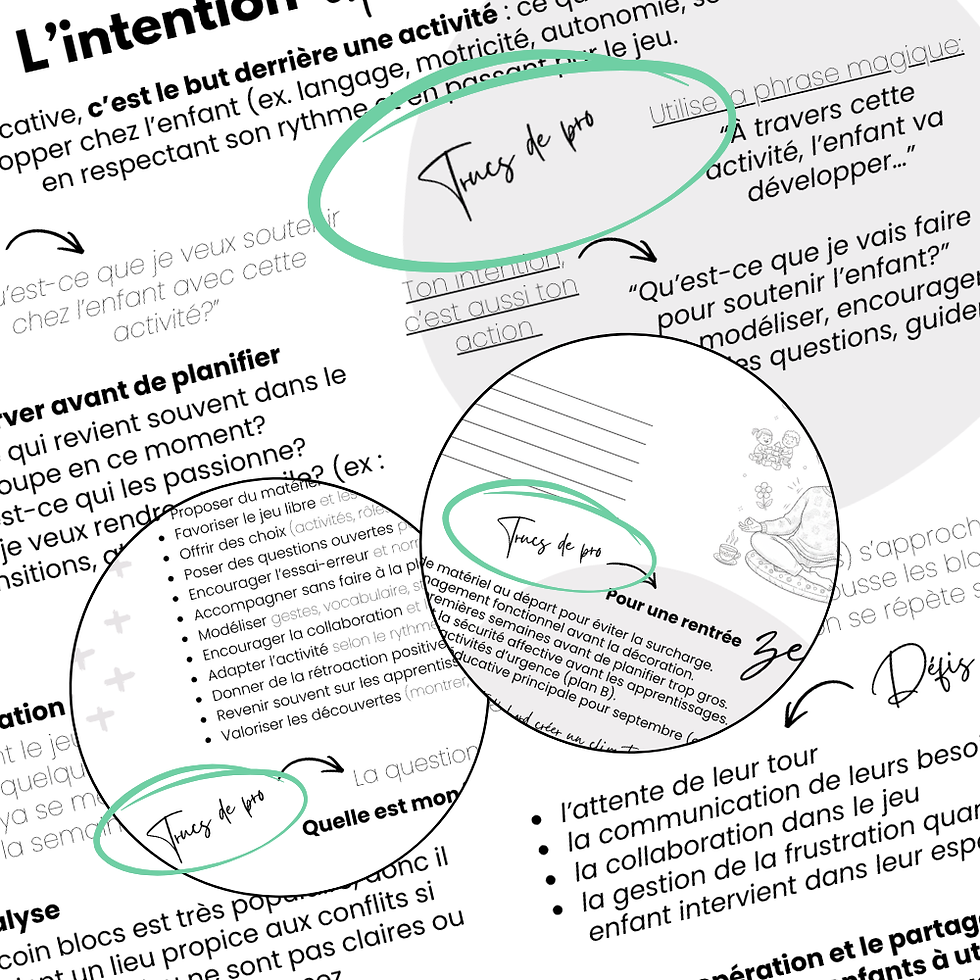 Miniature : Planificateur 2026-2027 pour éducateur(trice) à l'enfance Douceur Floral