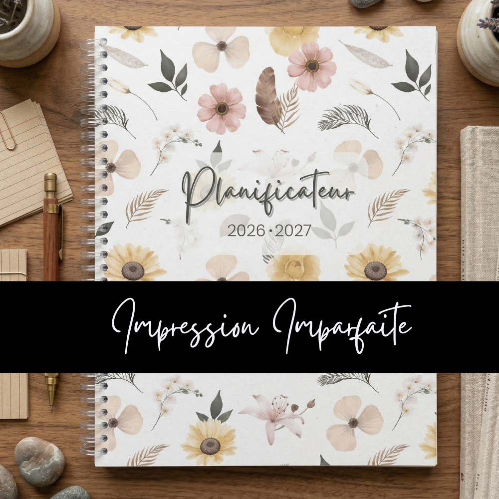 Planificateur 2026-2027 ''Parfaitement Imparfait''