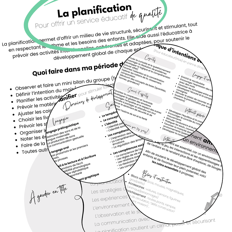 Miniature : Planificateur 2026-2027 pour éducateur(trice) à l'enfance Douceur Floral