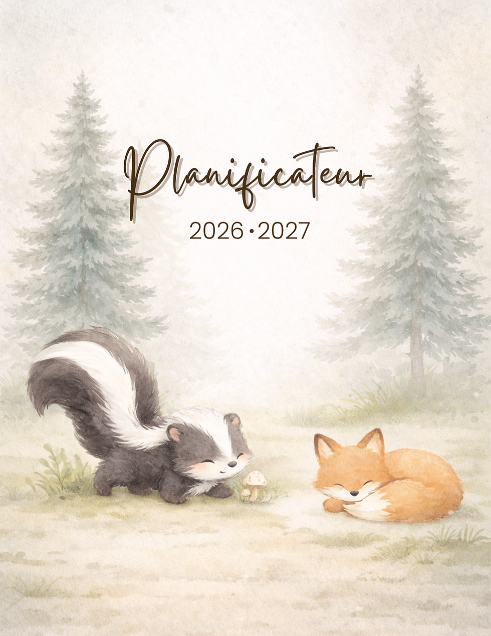 Planificateur à imprimer