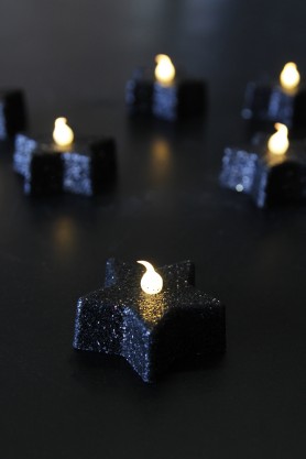 Glitter Star Tea Lights, Rockett St Geor