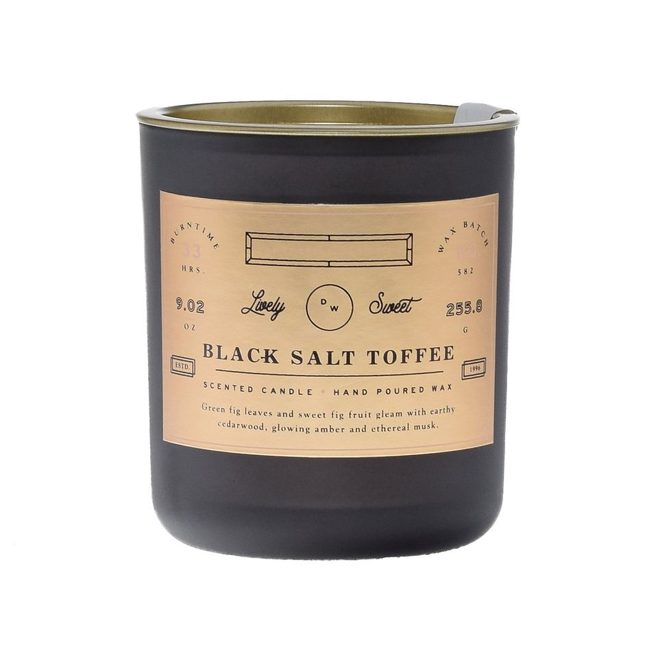 DW HOME Candles Black Salt Toffee