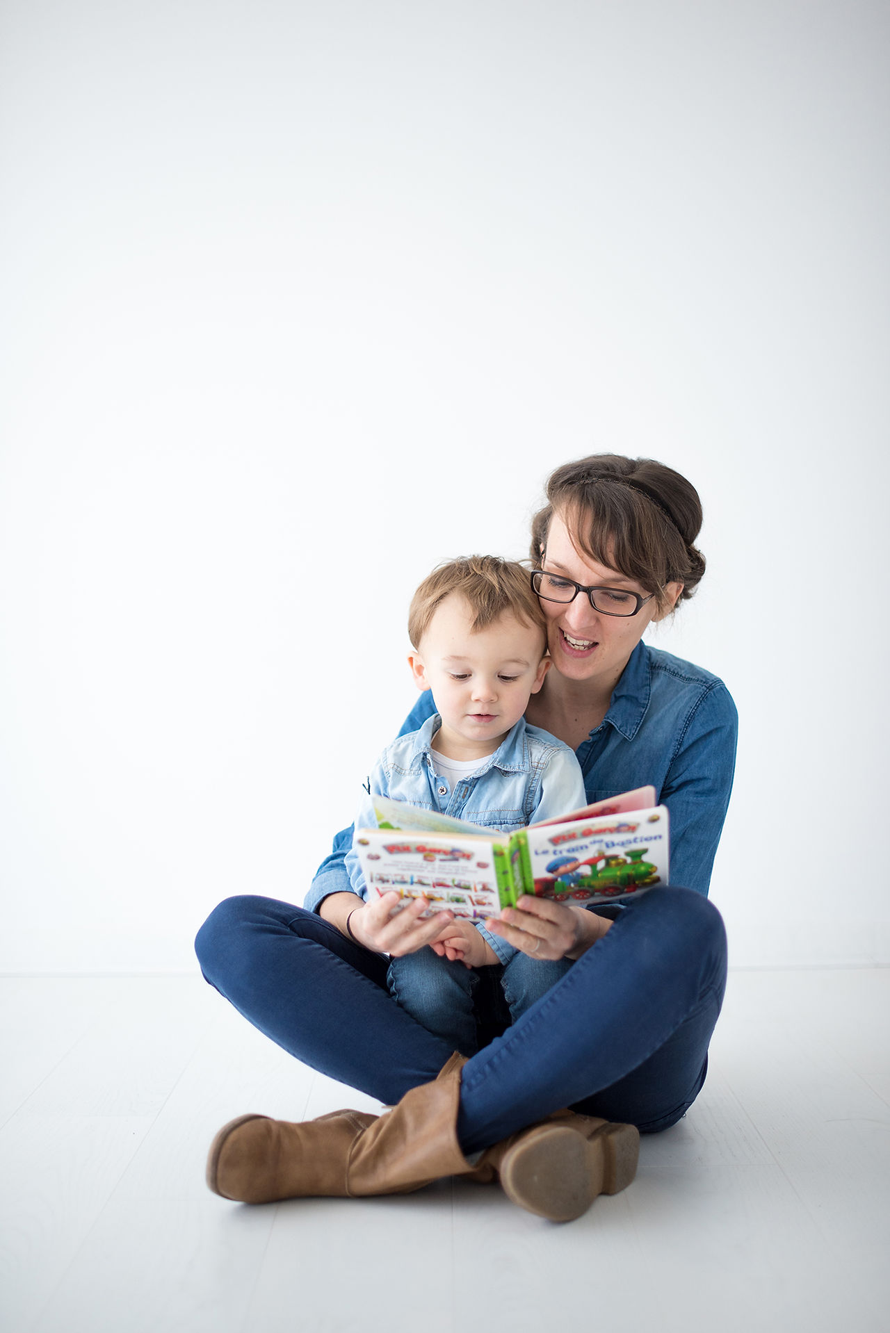 Brigitte Delibes Photographie - Home studio - séance photo mère-enfant