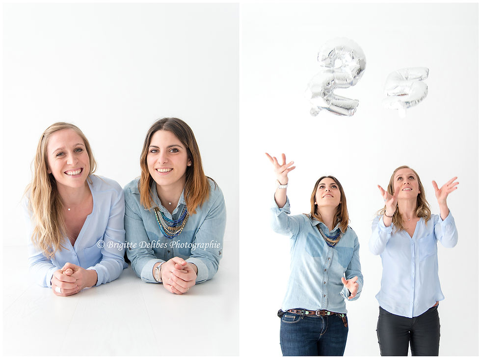 Brigitte Delibes Photographie - Photographe portrait Nantes - Home studio - Séance photo entre amies