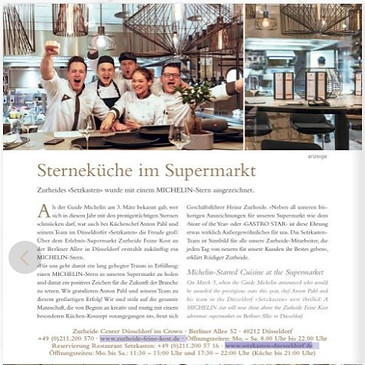 Gastronomie Beratung Gastro Pahl feine adressen Düsseldorf