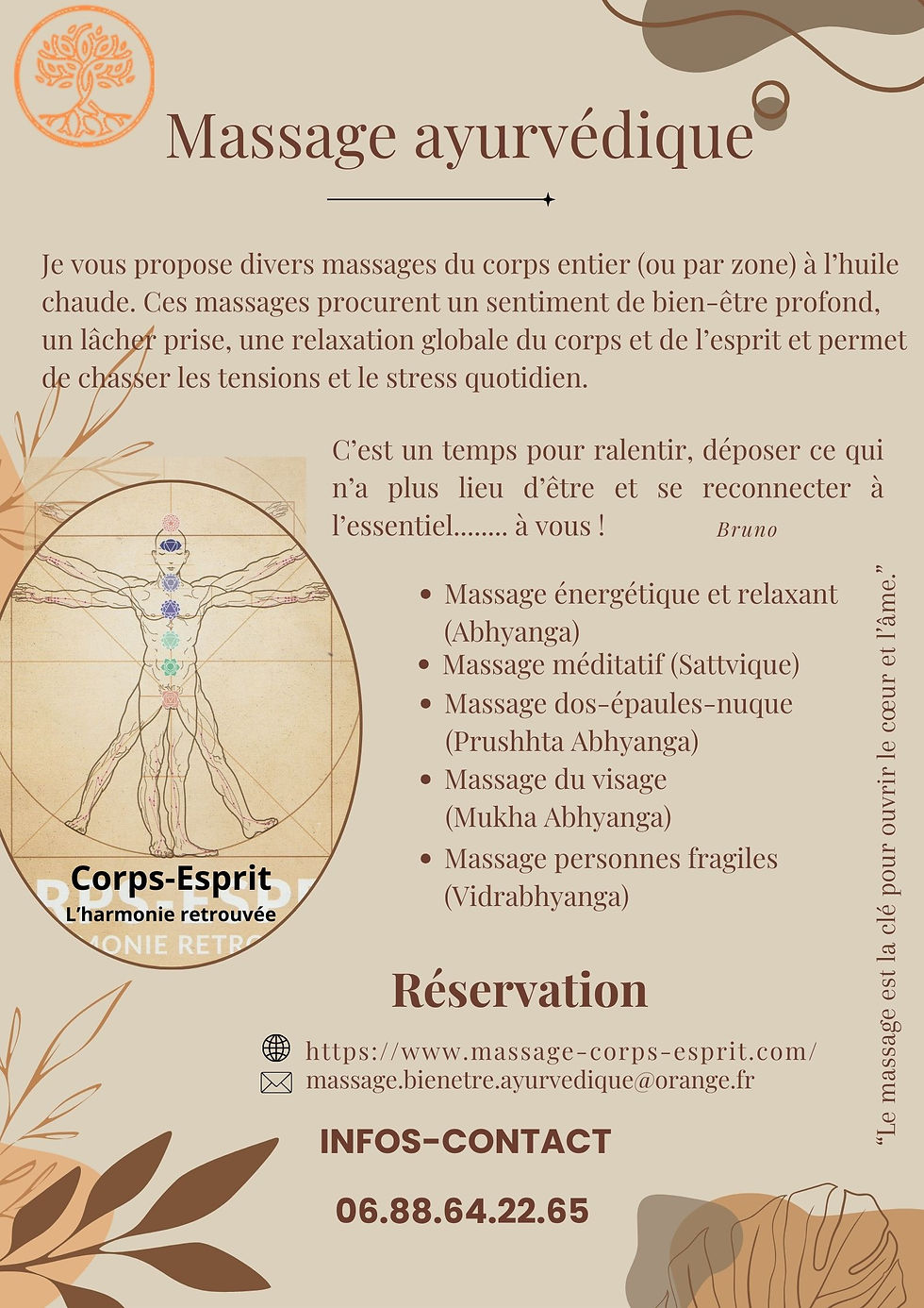 Flyer Ayurvéda