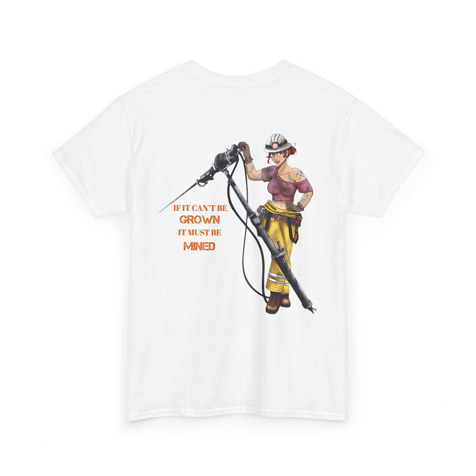 Thumbnail: Mining Pinup T-Shirt