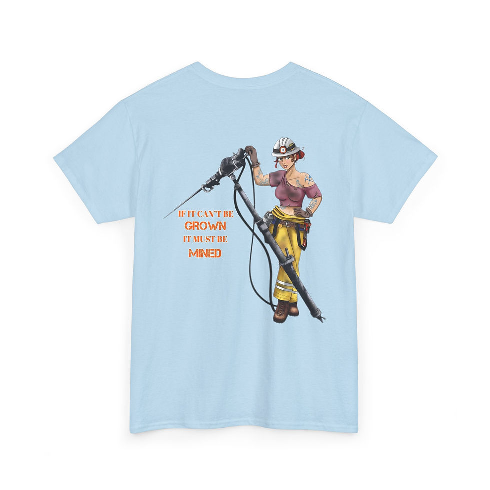 Thumbnail: Mining Pinup T-Shirt