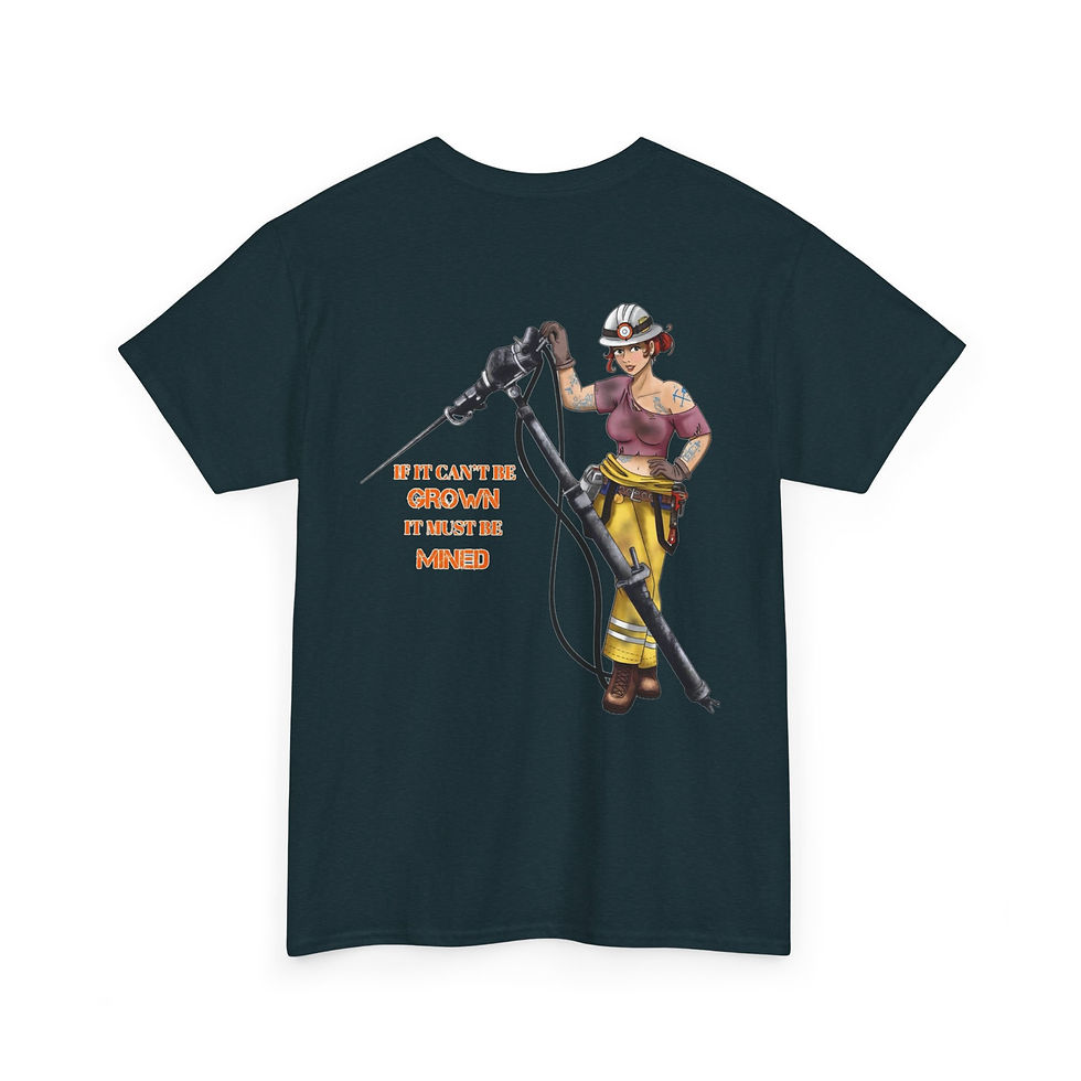 Thumbnail: Mining Pinup T-Shirt