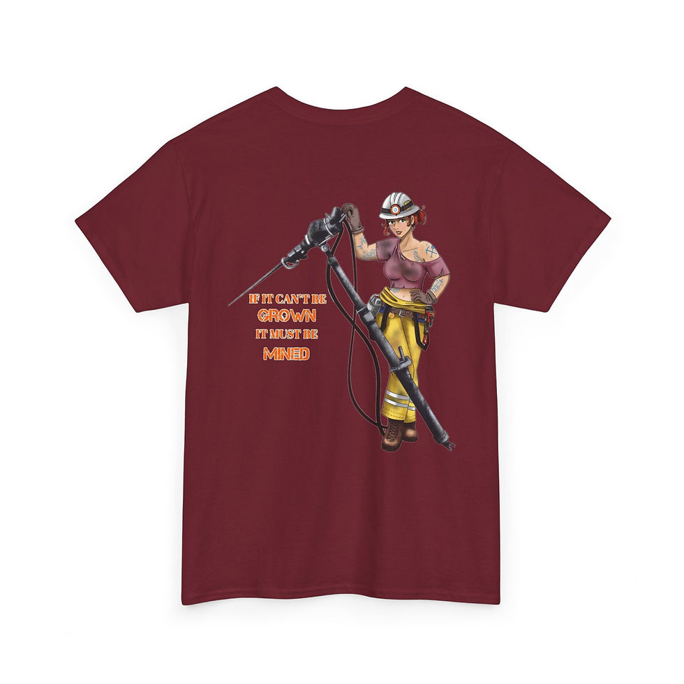 Thumbnail: Mining Pinup T-Shirt
