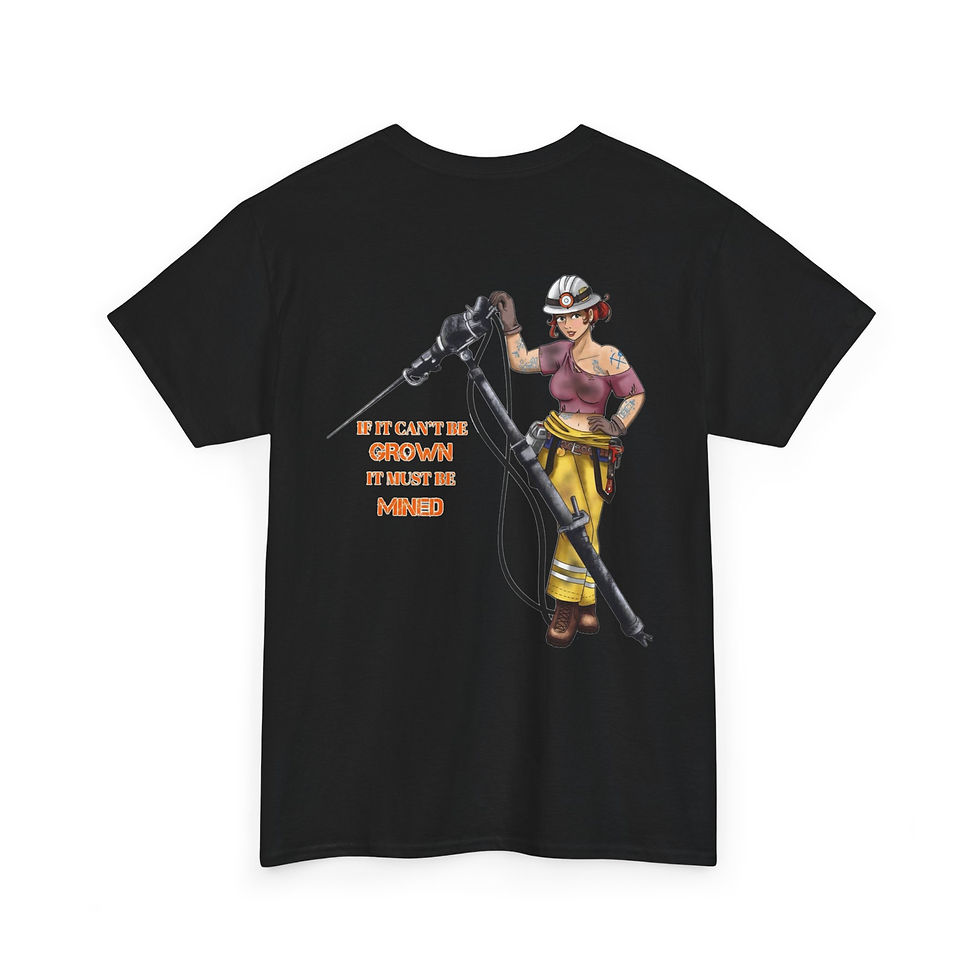 Thumbnail: Mining Pinup T-Shirt