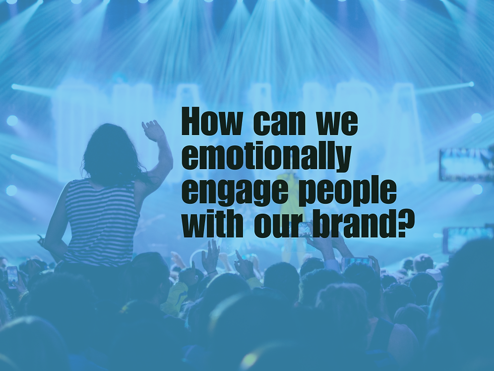 How can we emotionally engage people with our brand? www.tejajereb.com brand developer and strategist, artist and producer manager