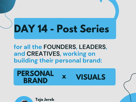 Are visuals important for building a personal brand? For founders, leaders, and creatives. How can I build a powerful personal brand?