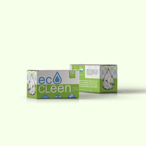 EcoCleen (Laundry Detergent) Packaging