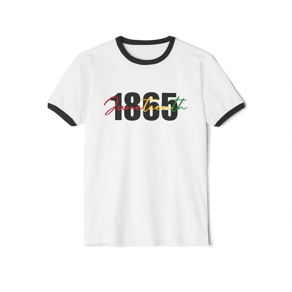 1865-Juneteenth  Ringer Tee