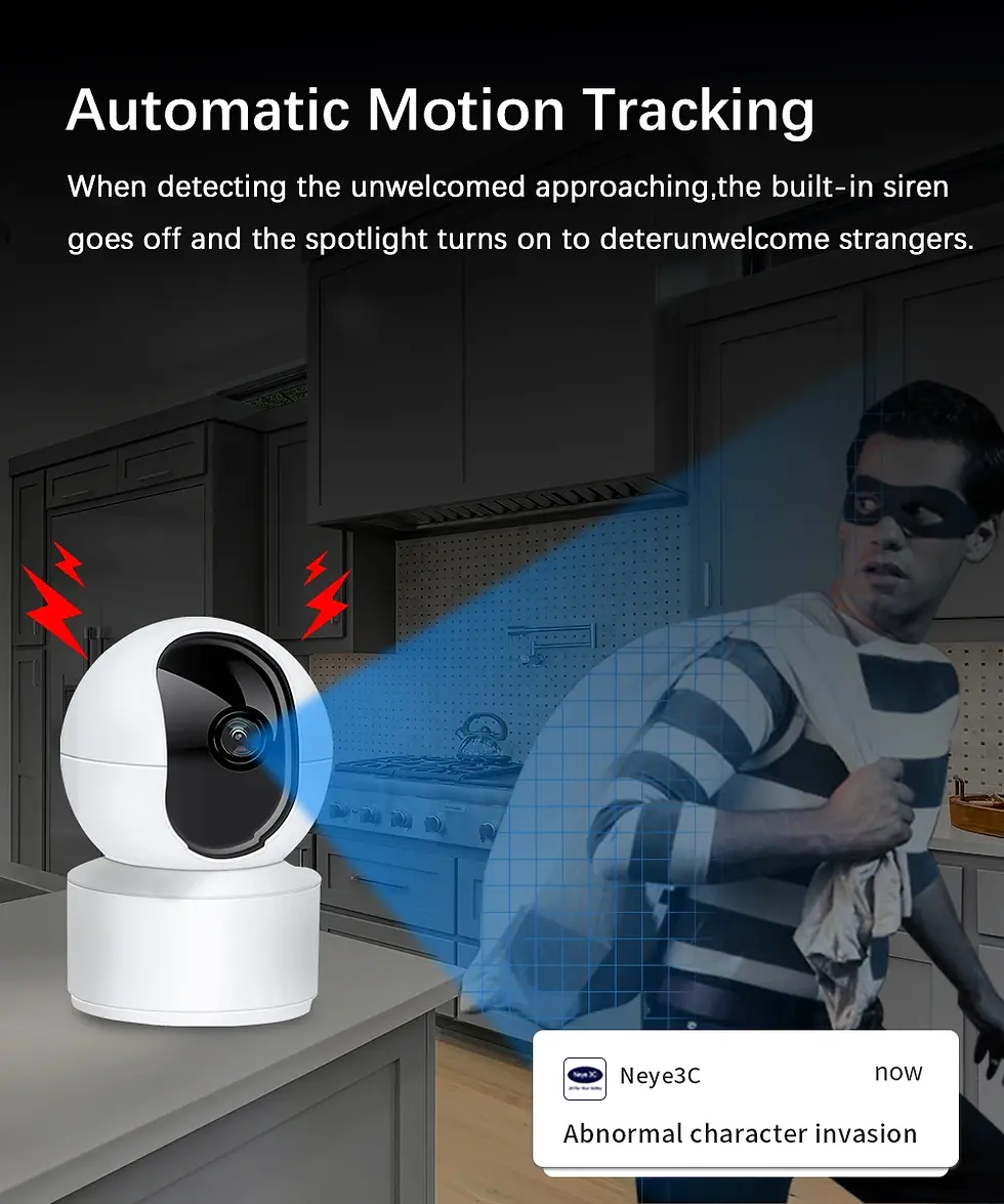 Thumbnail: 8MP 4K WiFi Security Indoor Camera 5X Digital Zoom Pan Tilt IP Camera Ai