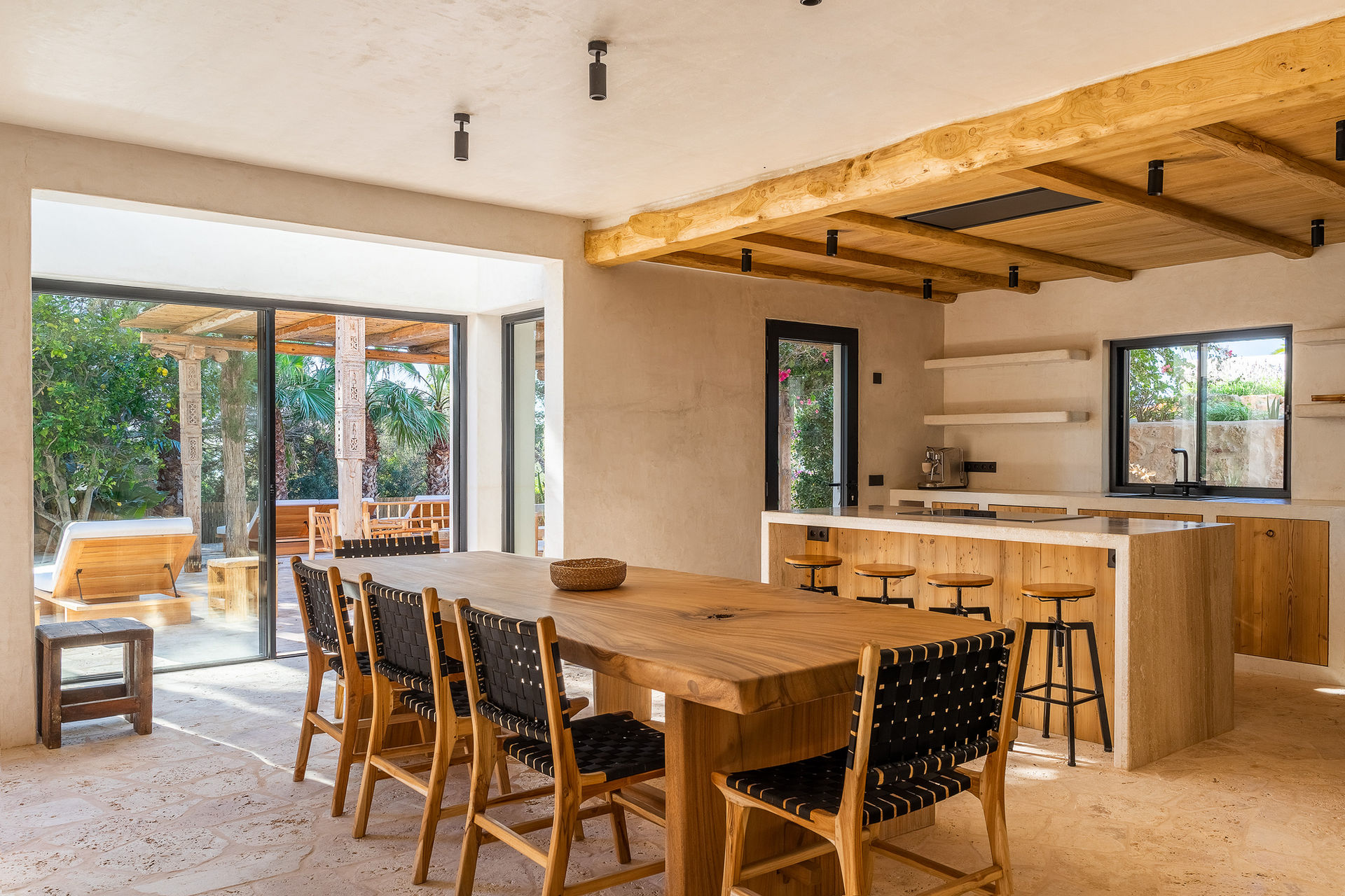 interior design & realisation: villa in San Jose, Ibiza