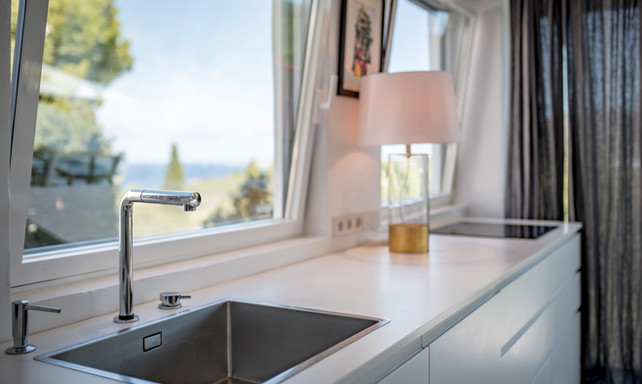 kitchen in private villa - Cala Vadella, Ibiza